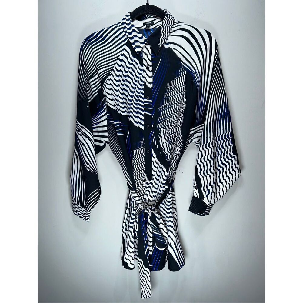 Express shirt dress size small